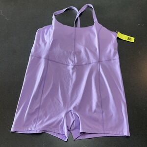 All in Motion Purple Athletic Romper Bodysuit Workout Jumpsuit Active Womens 4XL